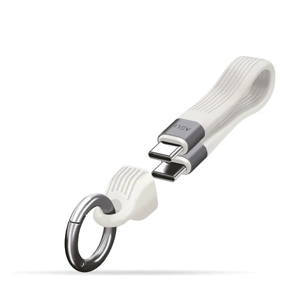 Asli Global Powerwire Key Flex Pd 240W (40g 8k) USB4.0-C To USB-C Keychain 13CM Cable