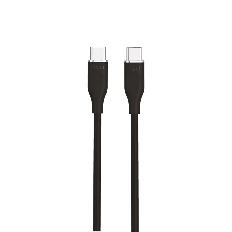 كيبل Power Wire Lux من أسلي جلوبال سيليكون USB-C إلى USB-C واحد متر 