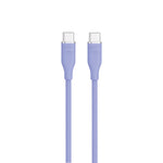 كيبل Power Wire Lux من أسلي جلوبال سيليكون USB-C إلى USB-C واحد متر 