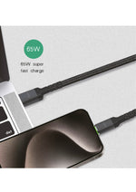 كيبل Power Wire Prime من أسلي جلوبال  USB-A إلى USB-C مضفر من النايلون واحد متر | أسود