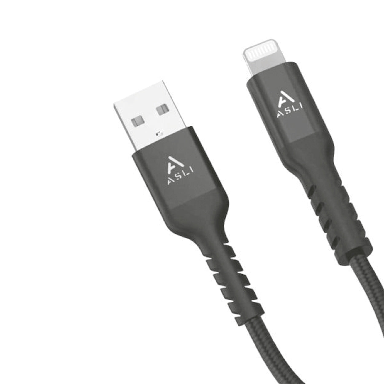 كيبل Power Wire Prime من أسلي جلوبال USB-A إلى Lightning مضفر من النايلون واحد متر | رمادي