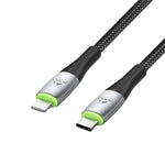 كيبل Power Wire Ultra من أسلي جلوبال  USB-C إلى Lightning مضفر من النايلون مقاس أثنين متر