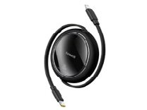 كيبل Baseus Free2Pull قابل للسحب للشحن USB-C إلى iP بقوة 20 واط بطول 1 متر | أسود 