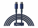 Baseus Tungsten Gold Fast Charging Cable USB-C to USB-C 100W 2m | Blue