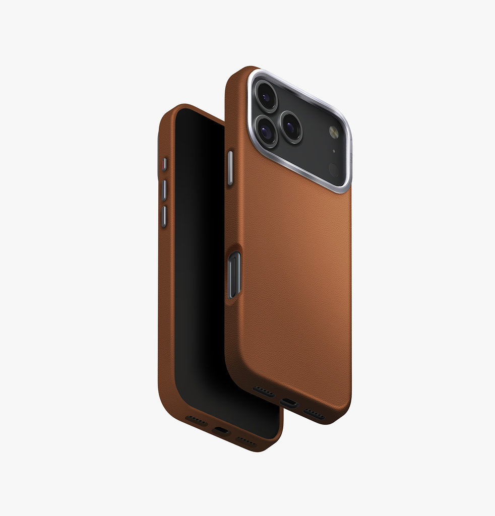 Uniq Hybrid Lyden MagSafe Case for iPhone 17 Pro Max | Caramel