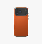 Uniq Hybrid Lyden MagSafe Case for iPhone 17 Pro | Flame Orange/Flint Gray