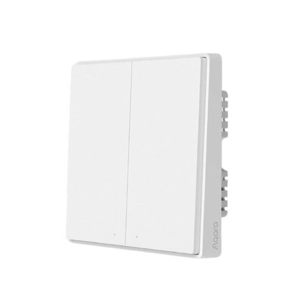 Aqara Wall Switch D1 Nutral Double Rocker | QBKG24LM