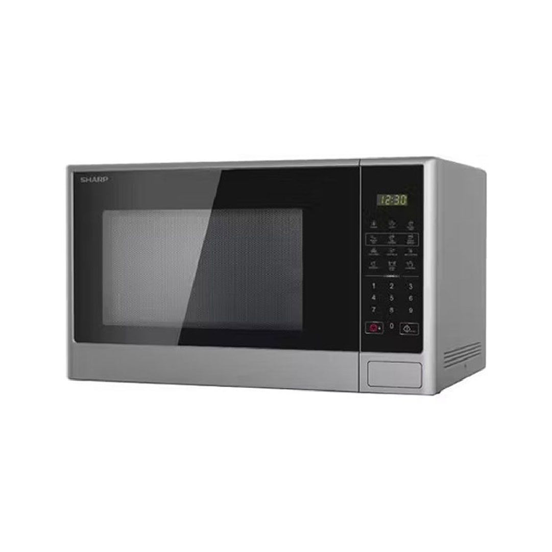 ميكروويف Solo رقمي بلمسة زر 28 لتر بقوة 1100 واط مع 11 مستوى طاقة من Sharp | فضي