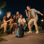 سماعة مقاومة للماء Lzel Aquilasonus A100 بتقنية البلوتوث، مع إضاءة RGB، بقدرة عالية 80 واط وبطارية بسعة 6000 مللي أمبير