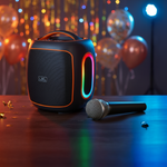 سماعة مقاومة للماء Lzel Aquilasonus A100 بتقنية البلوتوث، مع إضاءة RGB، بقدرة عالية 80 واط وبطارية بسعة 6000 مللي أمبير