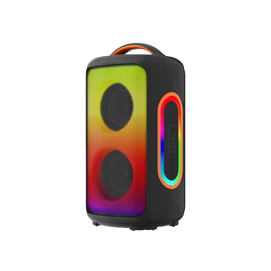 سماعة الحفلات Lzel Aquilasonus A300 بتقنية البلوتوث، مع إضاءة RGB، بقدرة عالية 20 واط وبطارية بسعة 4500 مللي أمبير