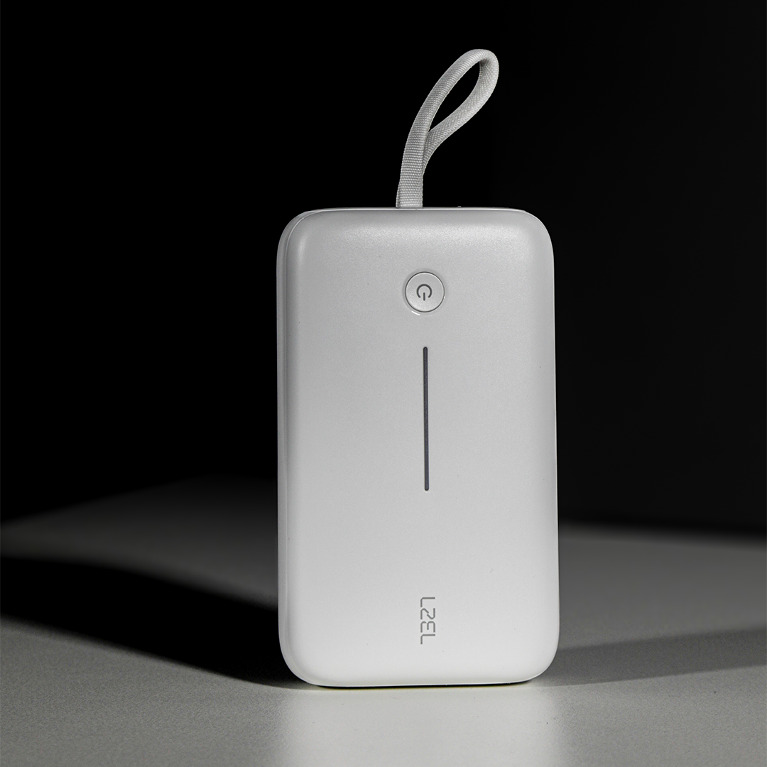 LZEL PrimeBrio Neo 20K Power Bank 30W – 20000mAh, Detachable Type-C Cable
