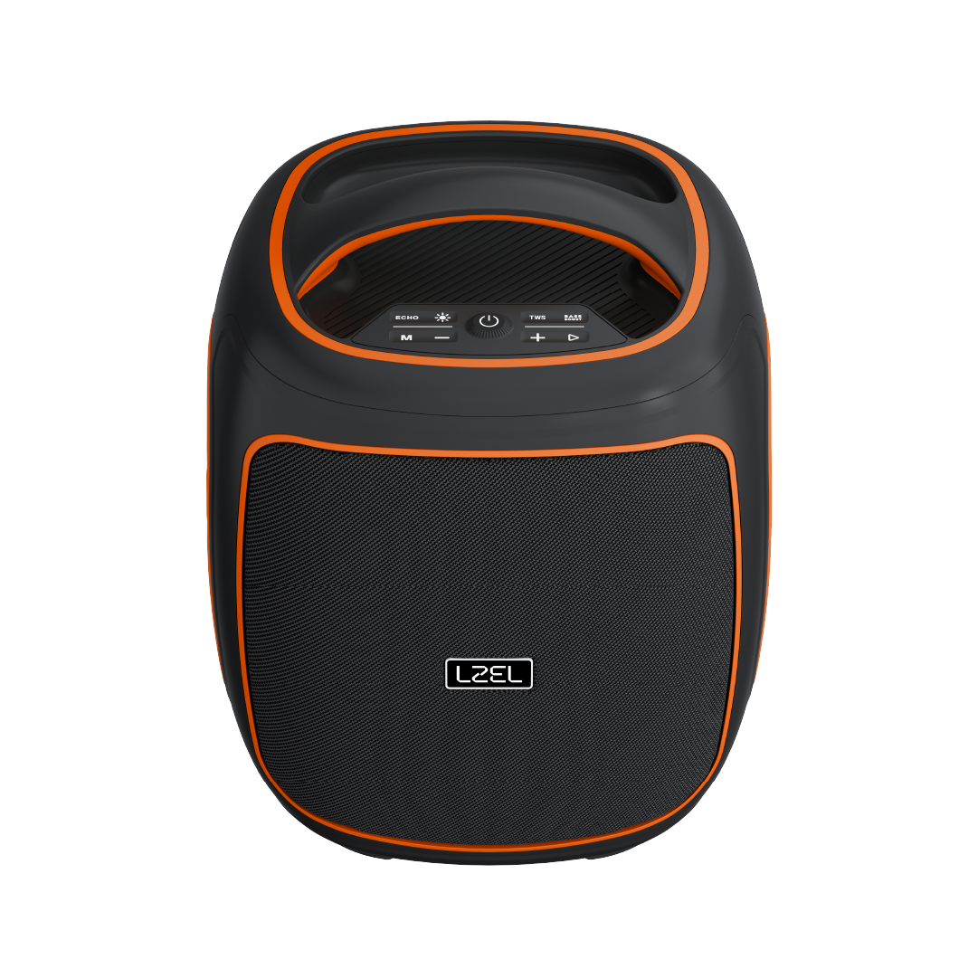 سماعة مقاومة للماء Lzel Aquilasonus A100 بتقنية البلوتوث، مع إضاءة RGB، بقدرة عالية 80 واط وبطارية بسعة 6000 مللي أمبير