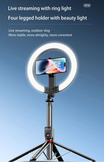 مجموعة إضاءة حلقة سيلفي Vlog Lumexpod من ليزل مقاس 10 بوصة مع جهاز تحكم عن بعد