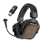XIBERIA Wireless Gaming Headset 5.8GHz Surround Sound | Orange