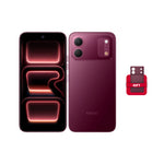 هاتف Tecno Spark 50C بسعة 64 جيجابايت وذاكرة RAM ‏4 جيجابايت | أحمر عنابي