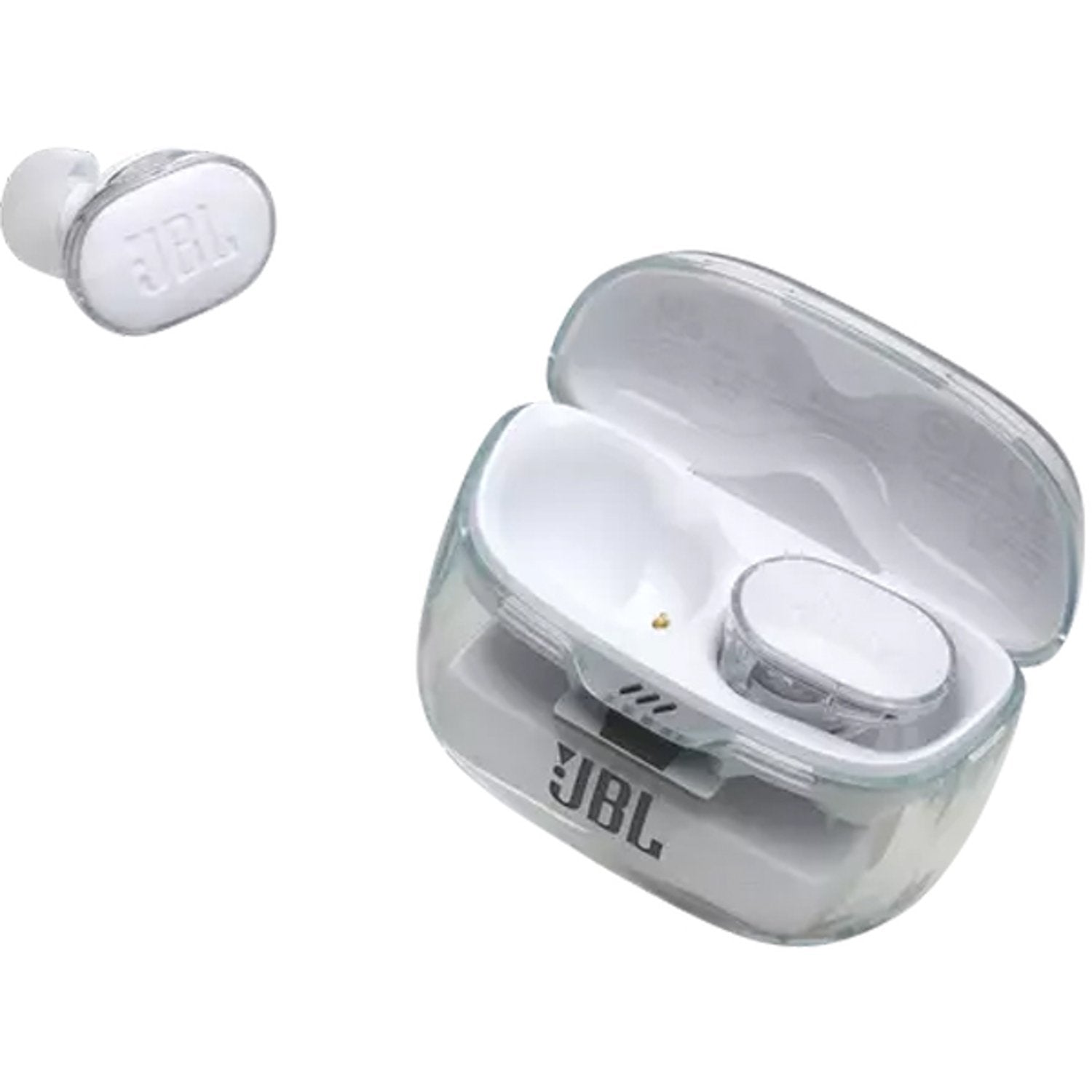 JBL Tune Buds Active Noise Cancelling Earbuds Ghost Edition | White