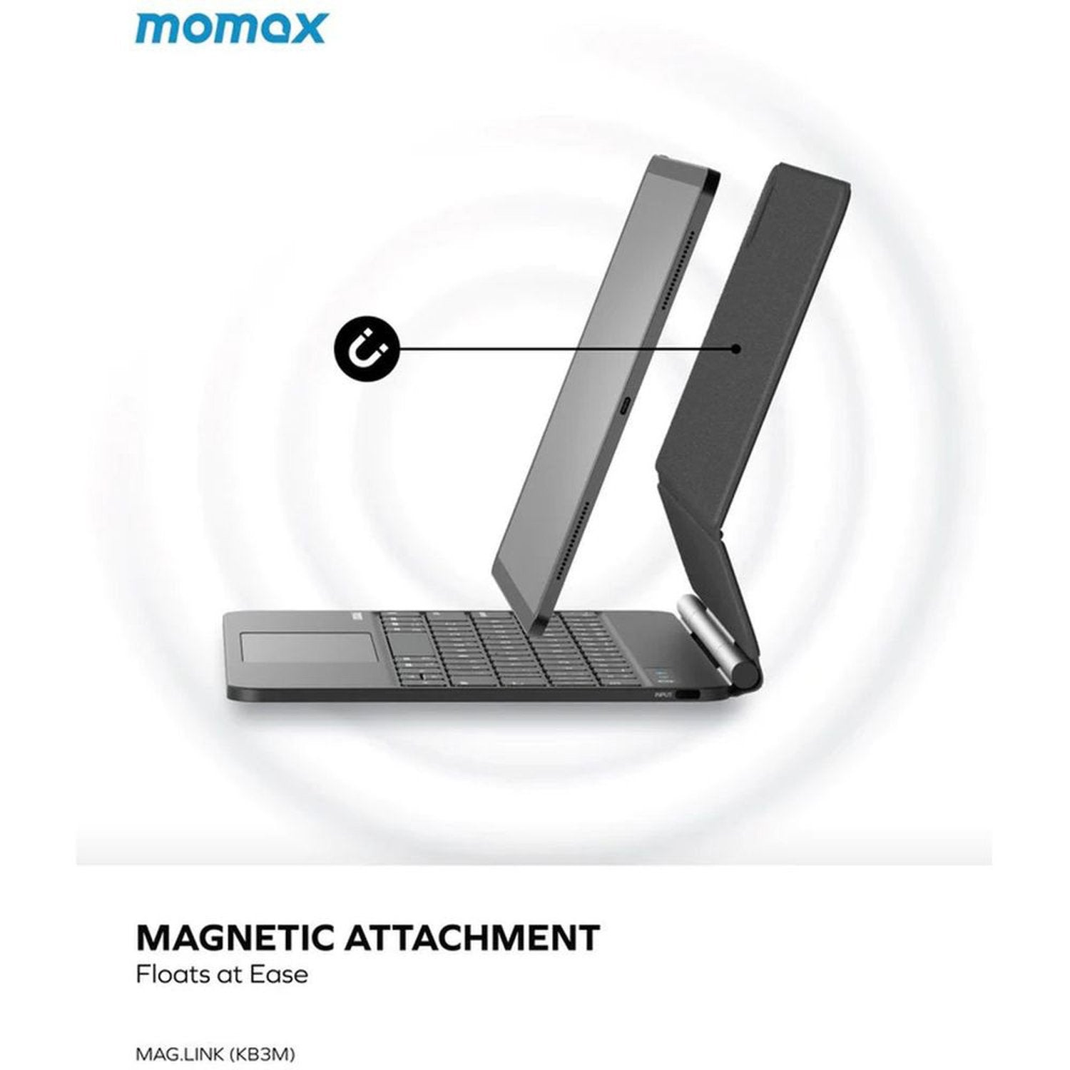 Momax Mag.Link Wireless Magnetic Keyboard Black