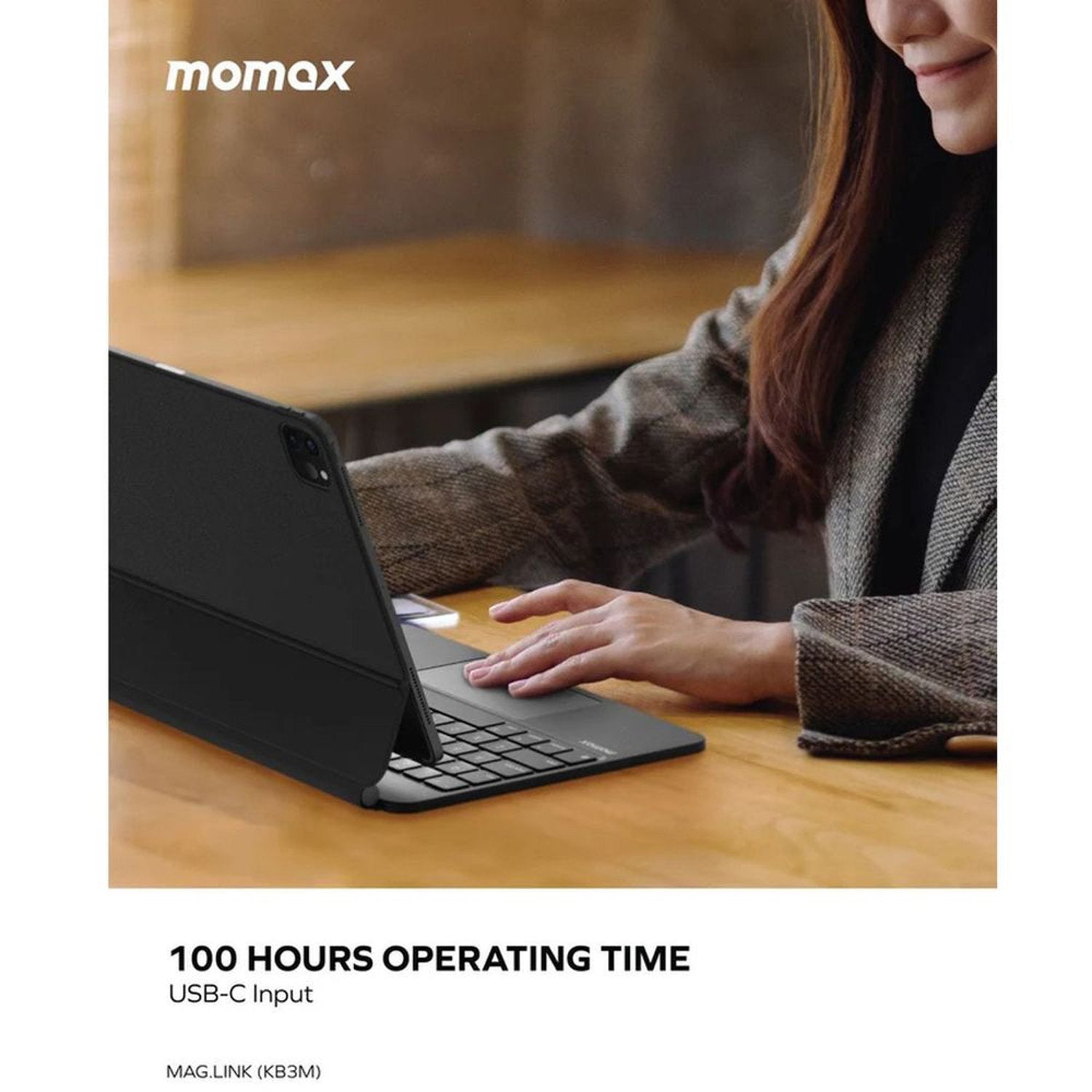 Momax Mag.Link Wireless Magnetic Keyboard Black