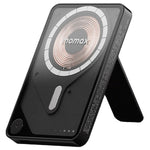 بطارية متنقلة MOMAX Power X Pro لاسلكية مغناطيسية – 5000mAh | أسود