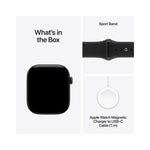 Apple Watch Series 12 GPS 46mm Black with Black Sport Band M/L