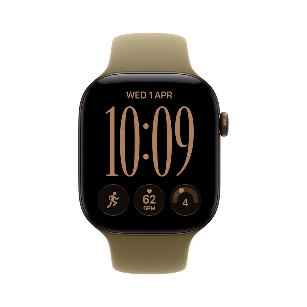 Apple Watch Series 12 GPS 46mm Dark Bronze with Olive Sport Band M/L