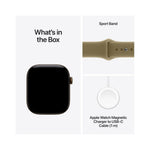 Apple Watch Series 12 GPS 46mm Dark Bronze with Olive Sport Band M/L