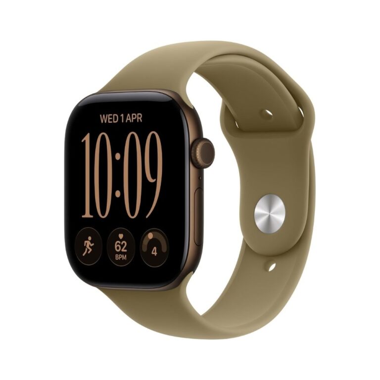 Apple Watch Series 12 GPS 46mm Dark Bronze with Olive Sport Band M/L