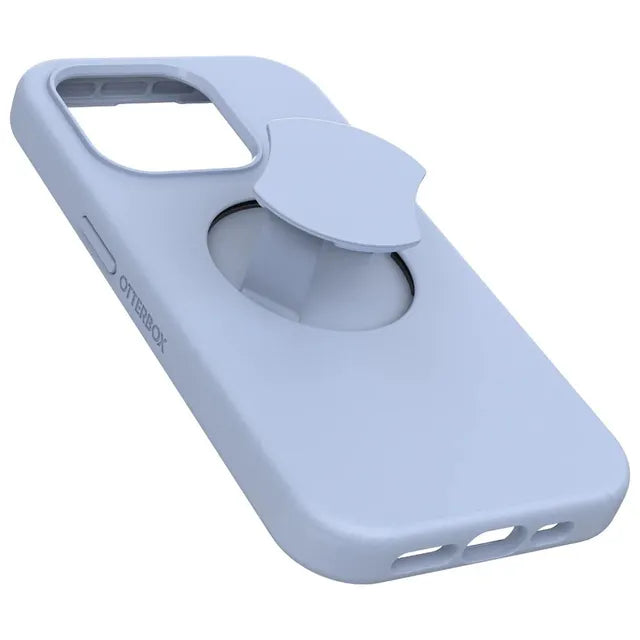 حافظة Otterbox لهاتف iPhone 15 Pro Ottergrip Symmetry Magsafe باللون الأزرق