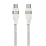 كيبل أنكر USB-C إلى USB-C بقدرة 240 واط – مضفر معاد التدوير للشحن السريع بطول 0.9 متر (3 أقدام)| أبيض