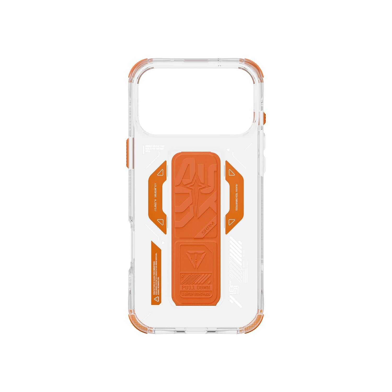 SKINARMA Helio Mag‑Charge + Grip‑Stand Case for iPhone 17 Pro Max | Orange