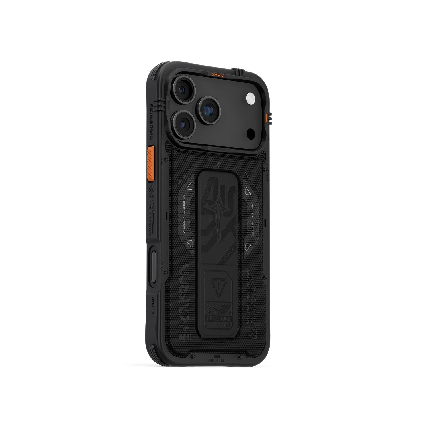 SkinArma Phantom MagSafe Grip Case for iPhone 17 Pro Max | Black