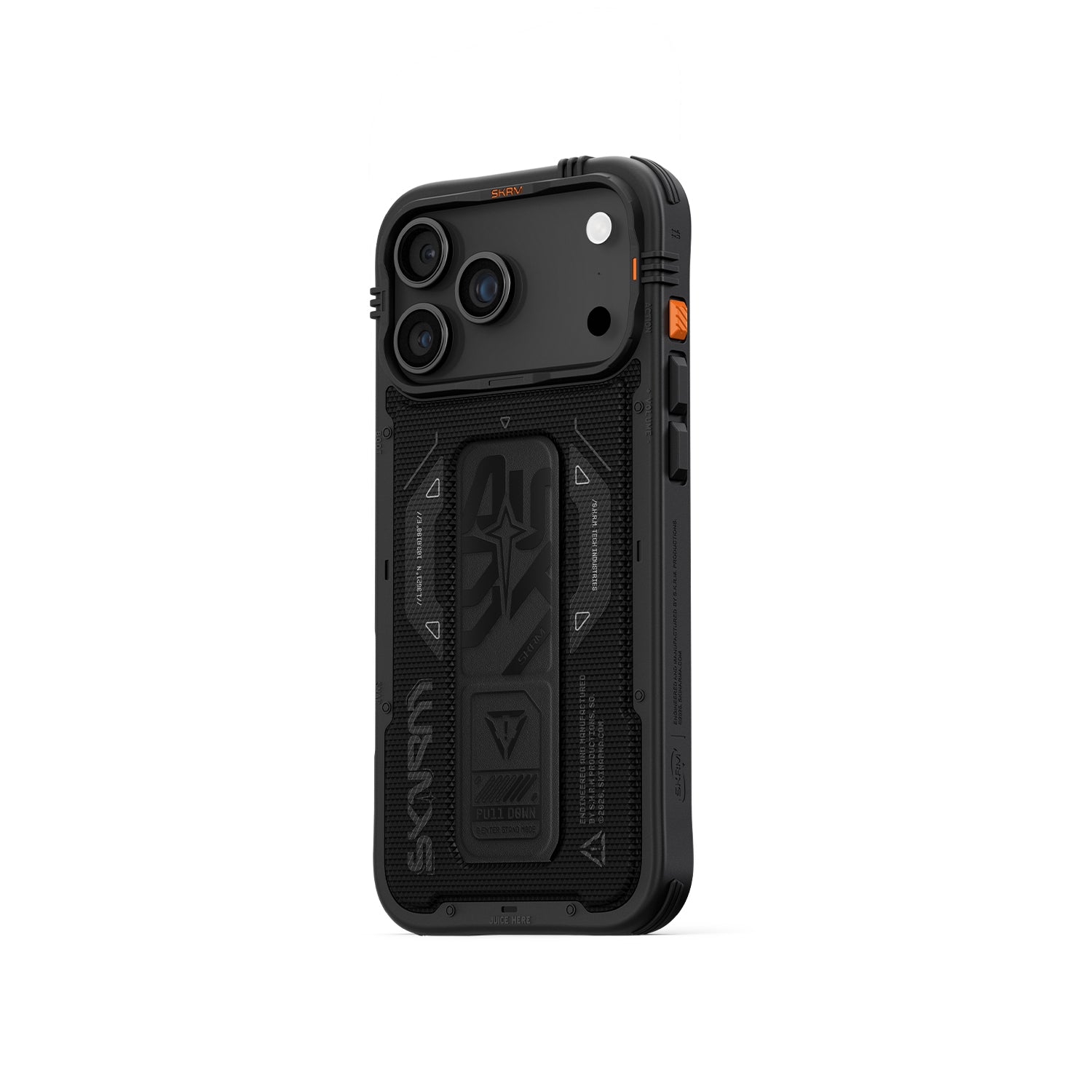SkinArma Phantom MagSafe Grip Case for iPhone 17 Pro Max | Black