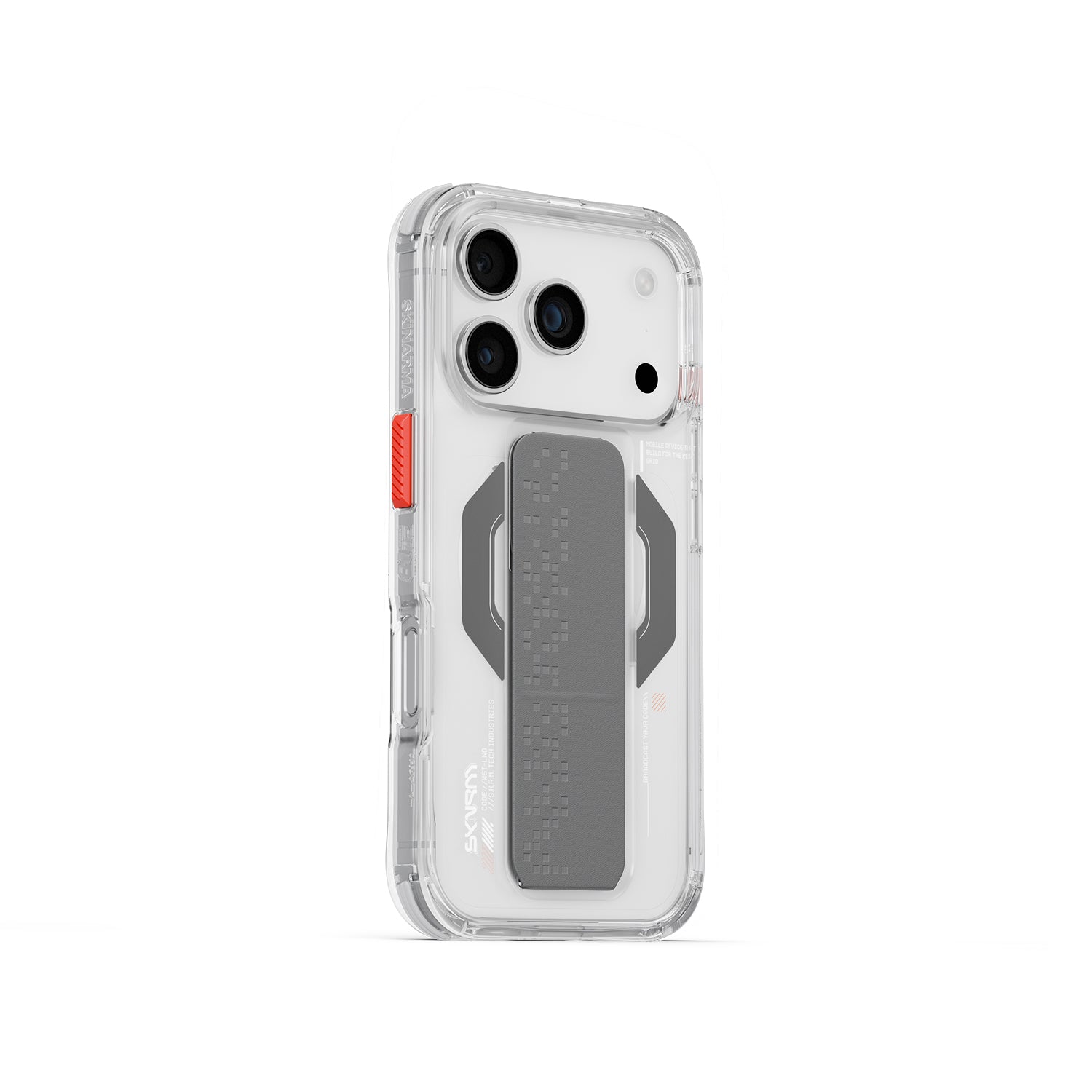 SkinArma Haxa MagSafe Grip Case for iPhone 17 Pro | Clear