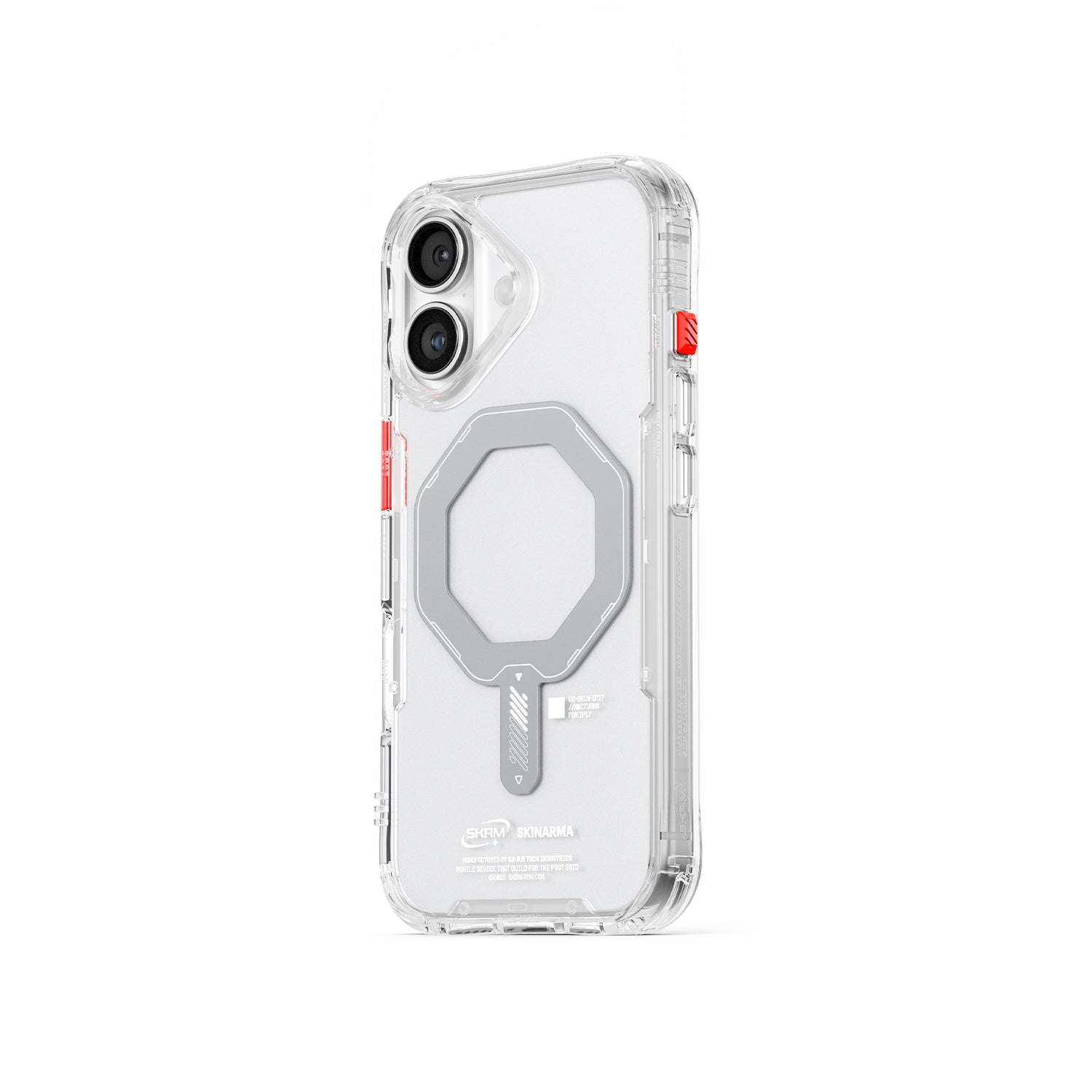 كڤر حماية Saido من SkinArma مع دعم MagSafe لهاتف iPhone 17 | شفاف