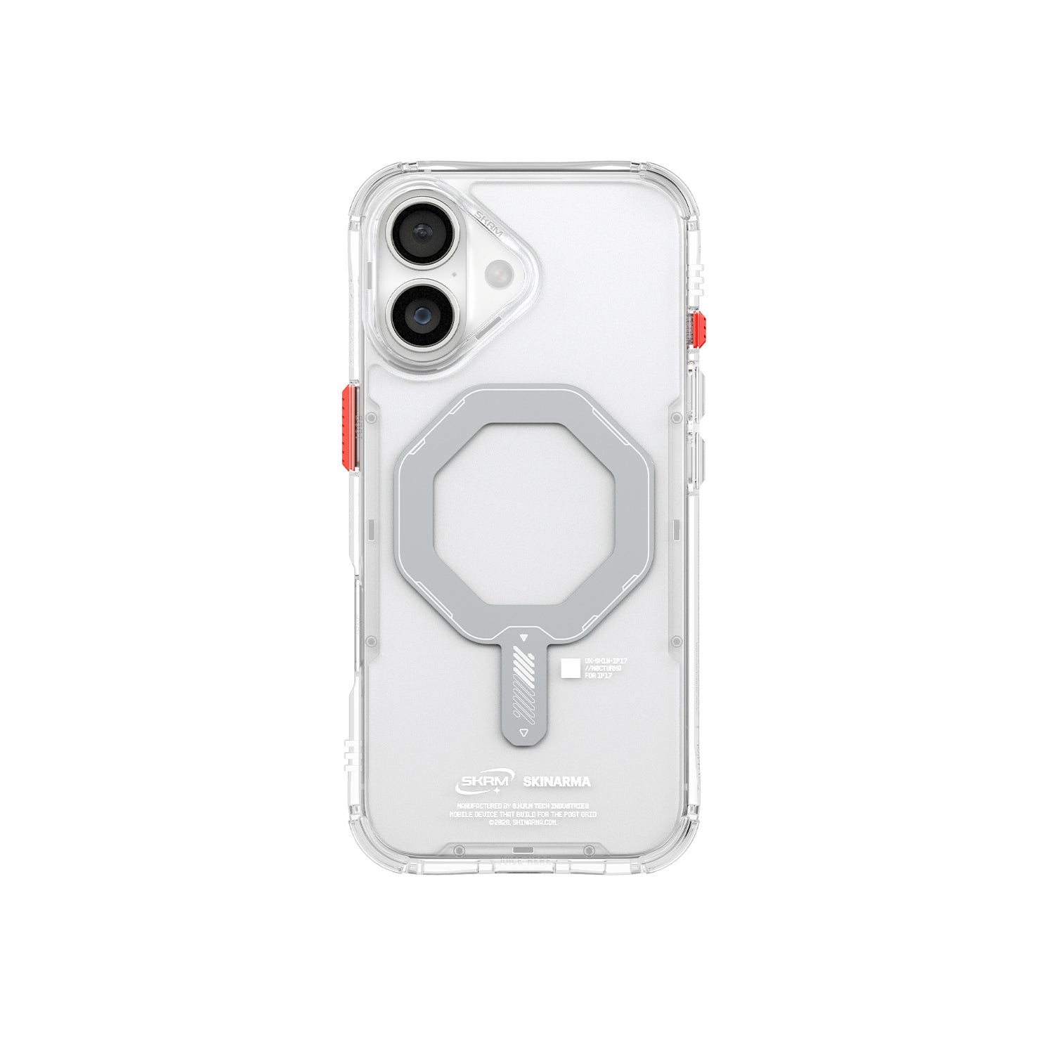 SkinArma Saido MagSafe Case for iPhone 17 | Clear