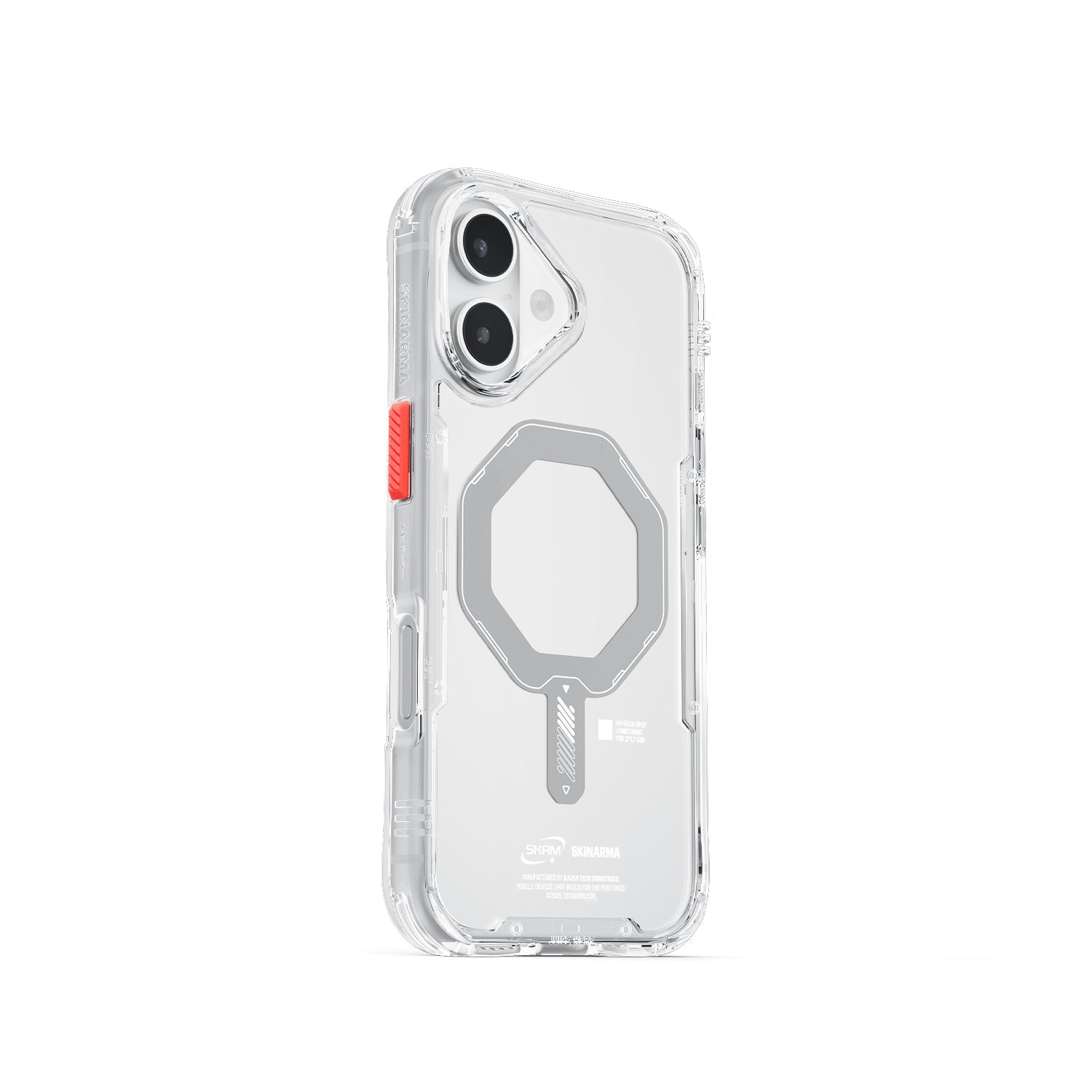 كڤر حماية Saido من SkinArma مع دعم MagSafe لهاتف iPhone 17 | شفاف