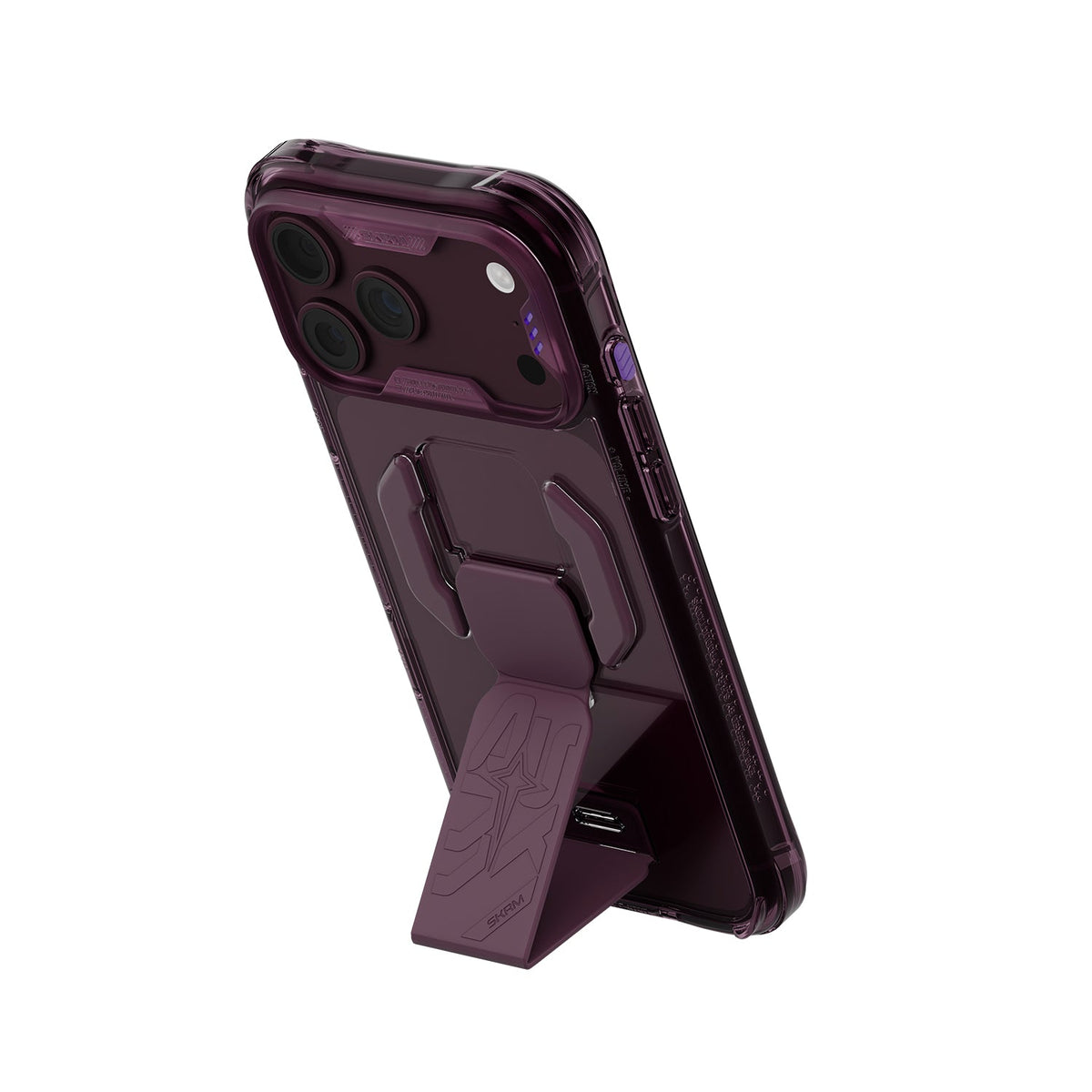 كڤر حماية SkinArma Helio CE متوافق مع MagSafe لهاتف iPhone 18 Pro | عنابي