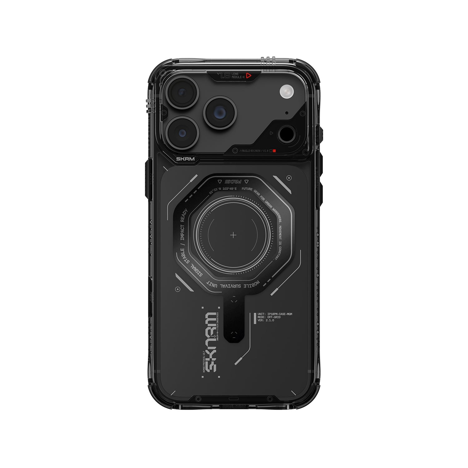 Skinarma Magma Magsafe-Comatible Case For Iphone 18 Pro Max | Graphite