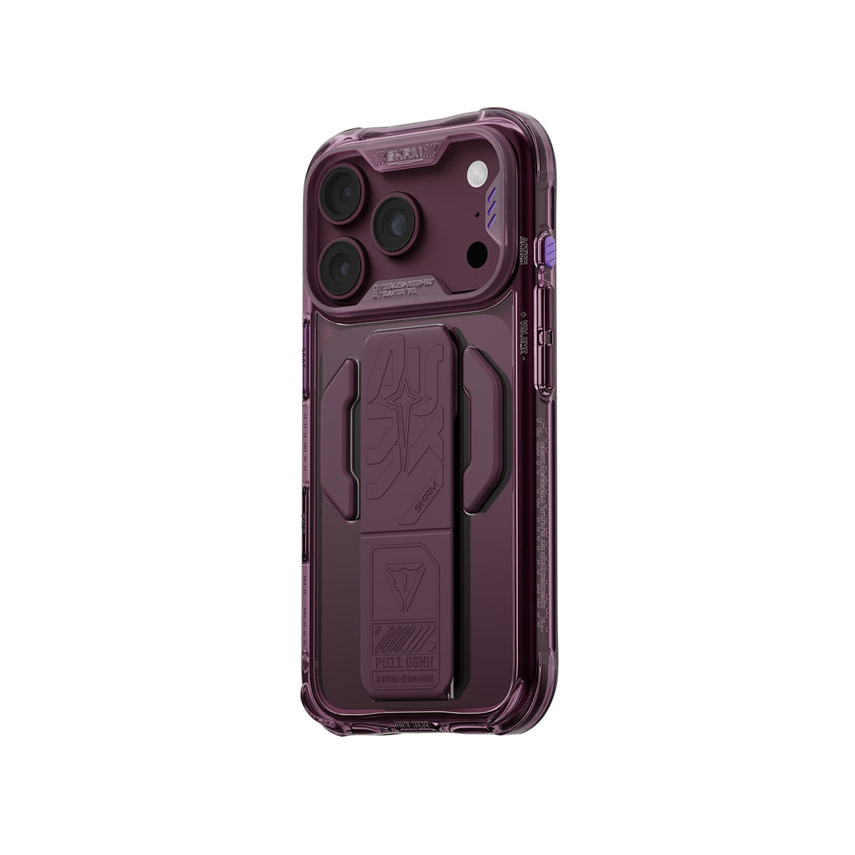 كڤر حماية SkinArma Helio CE متوافق مع MagSafe لهاتف iPhone 18 Pro | عنابي