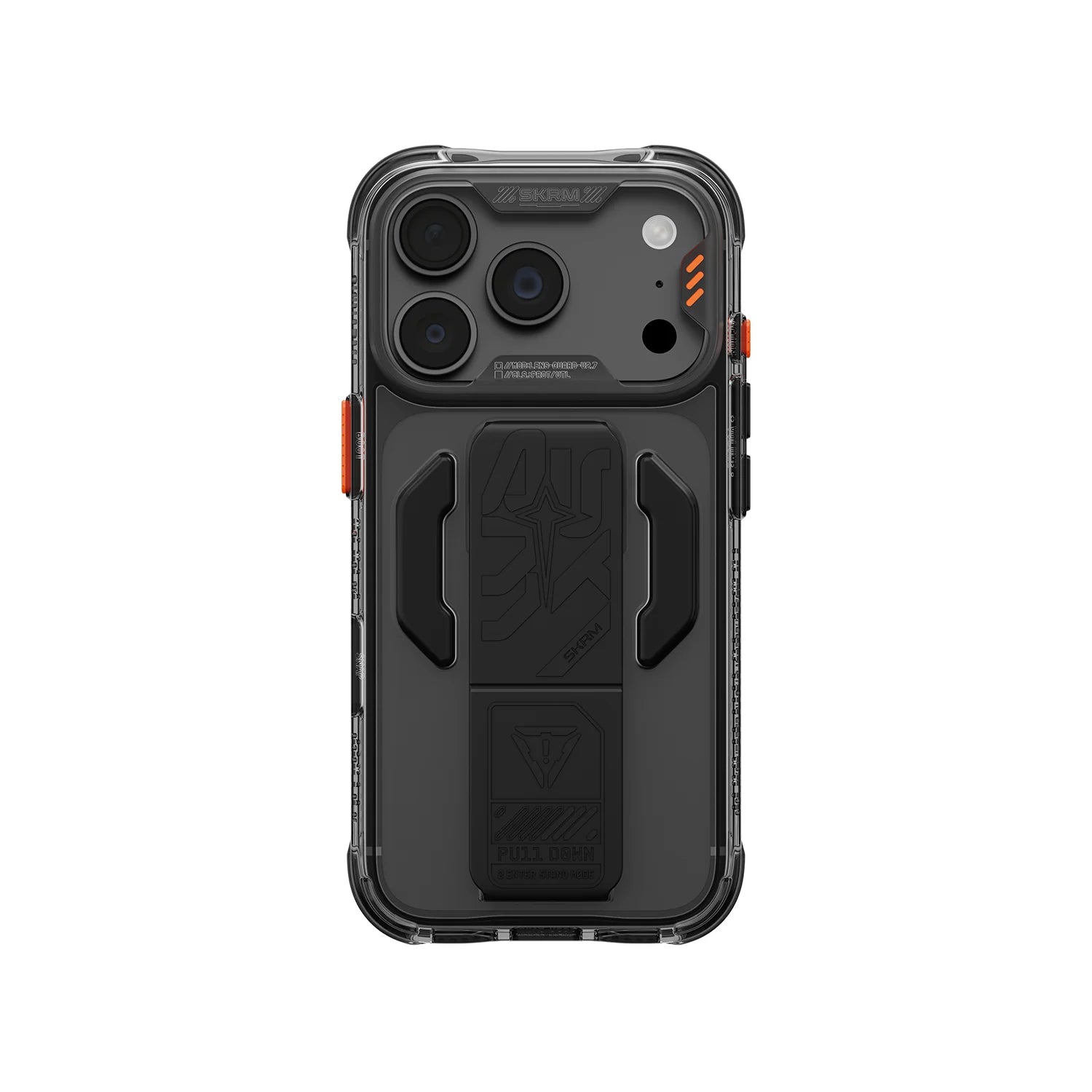 SKINARMA HELIO CE MagSafe Protective Case with Integrated Grip Stand for iPhone 18 Pro |  Graphite