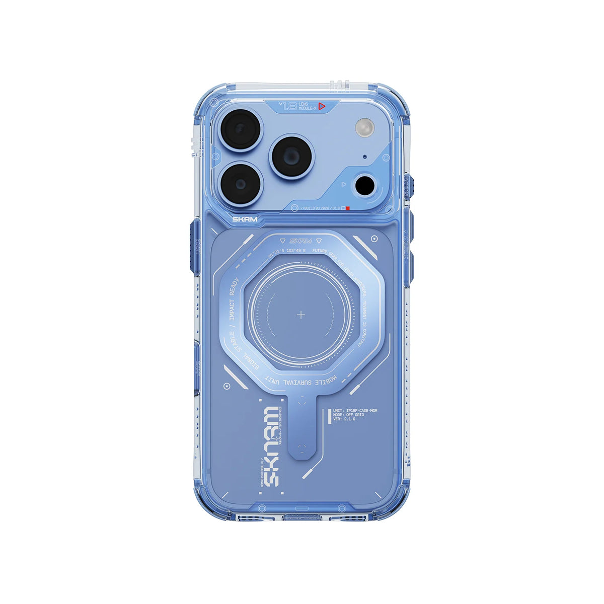 SKINARMA MAGMA MagSafe Protective Case for iPhone 18 Pro | Blue