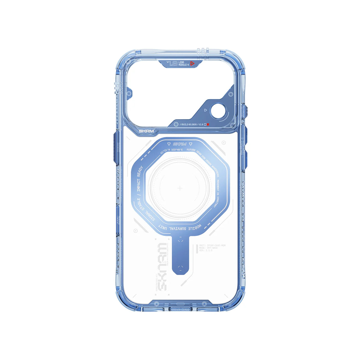 SKINARMA MAGMA MagSafe Protective Case for iPhone 18 Pro | Blue