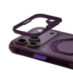 Skinarma Saturn Magsafe-Compatible Cwith Rotating Kickstand For Iphone 18 Pro  | Burgundy