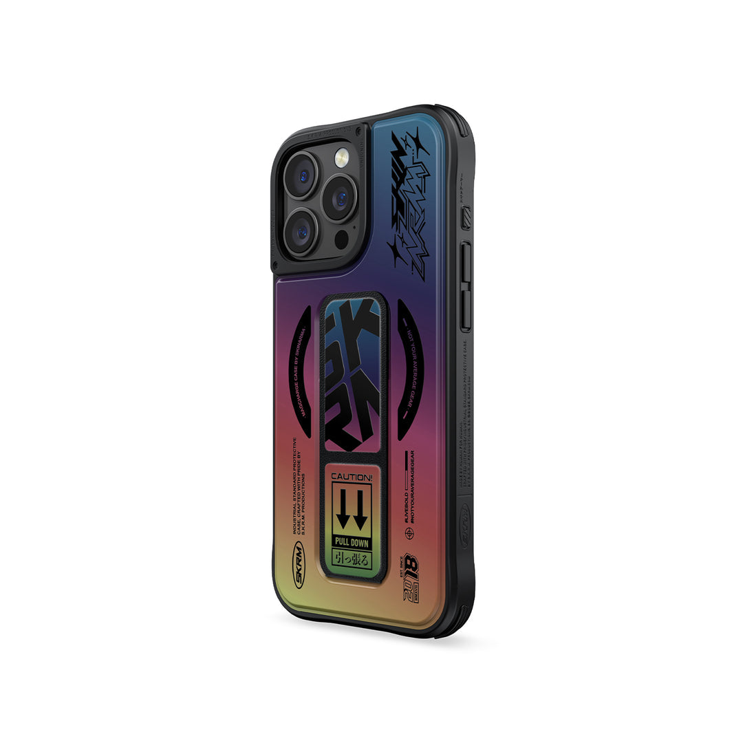 SkinArma iPhone 16 Pro Kira Kobai Magsafe Case With Grip stand | Hologram