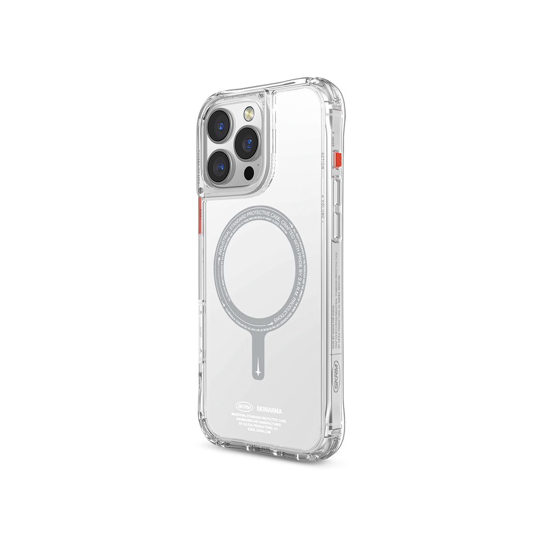 SkinArma iPhone 16 Pro Saido Clear MagSafe Case | Clear