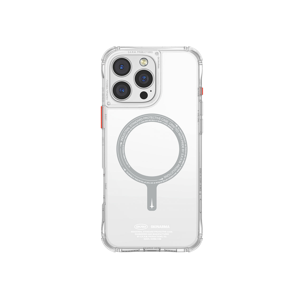 SkinArma iPhone 16 Pro Saido Clear MagSafe Case | Clear