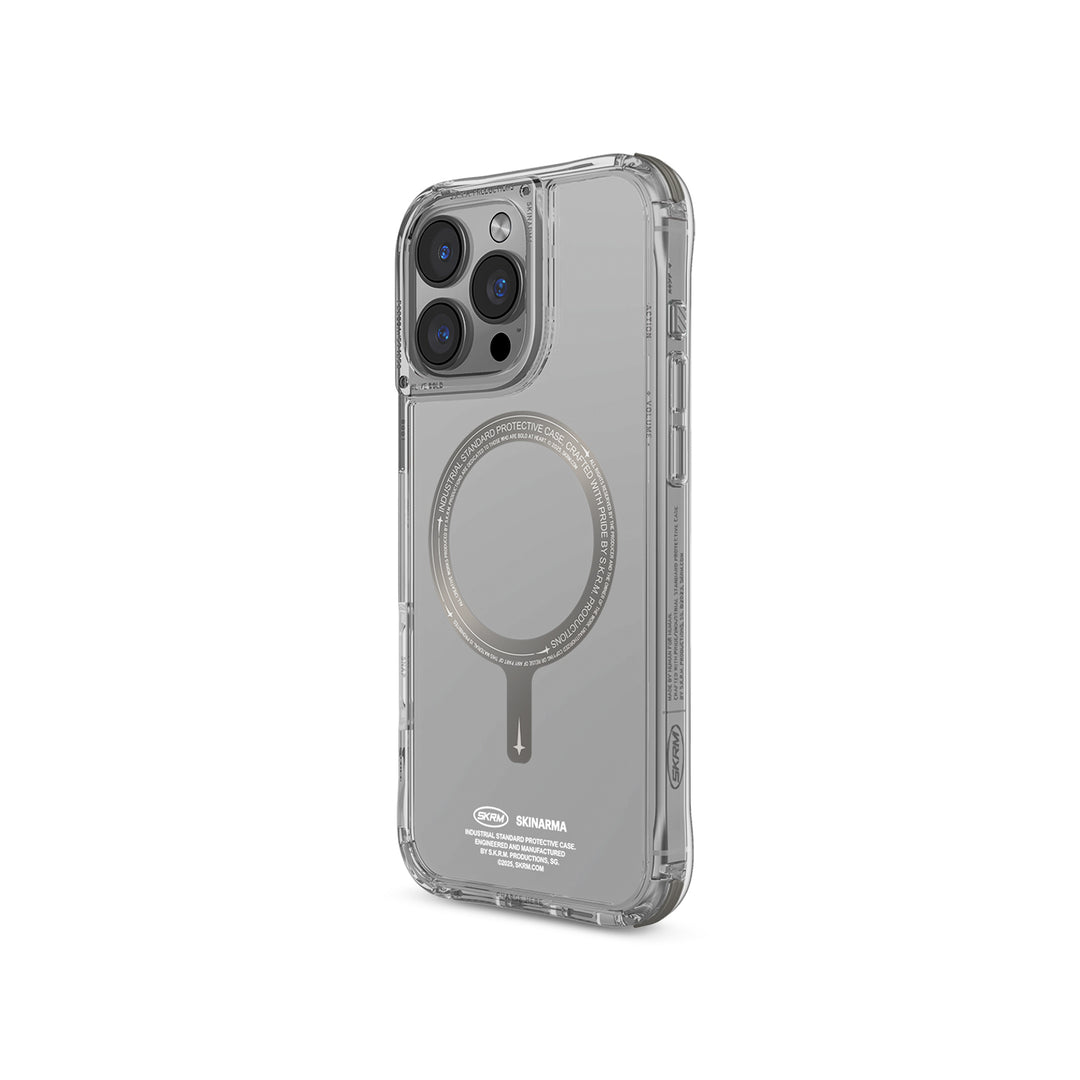 SkinArma iPhone 16 Pro Saido Prime Edition Magsafe Case | Titanium