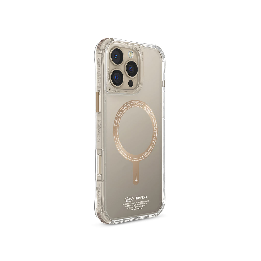 Skinarma iPhone 16 Pro Saido Prime Edition Magsafe Case Champange