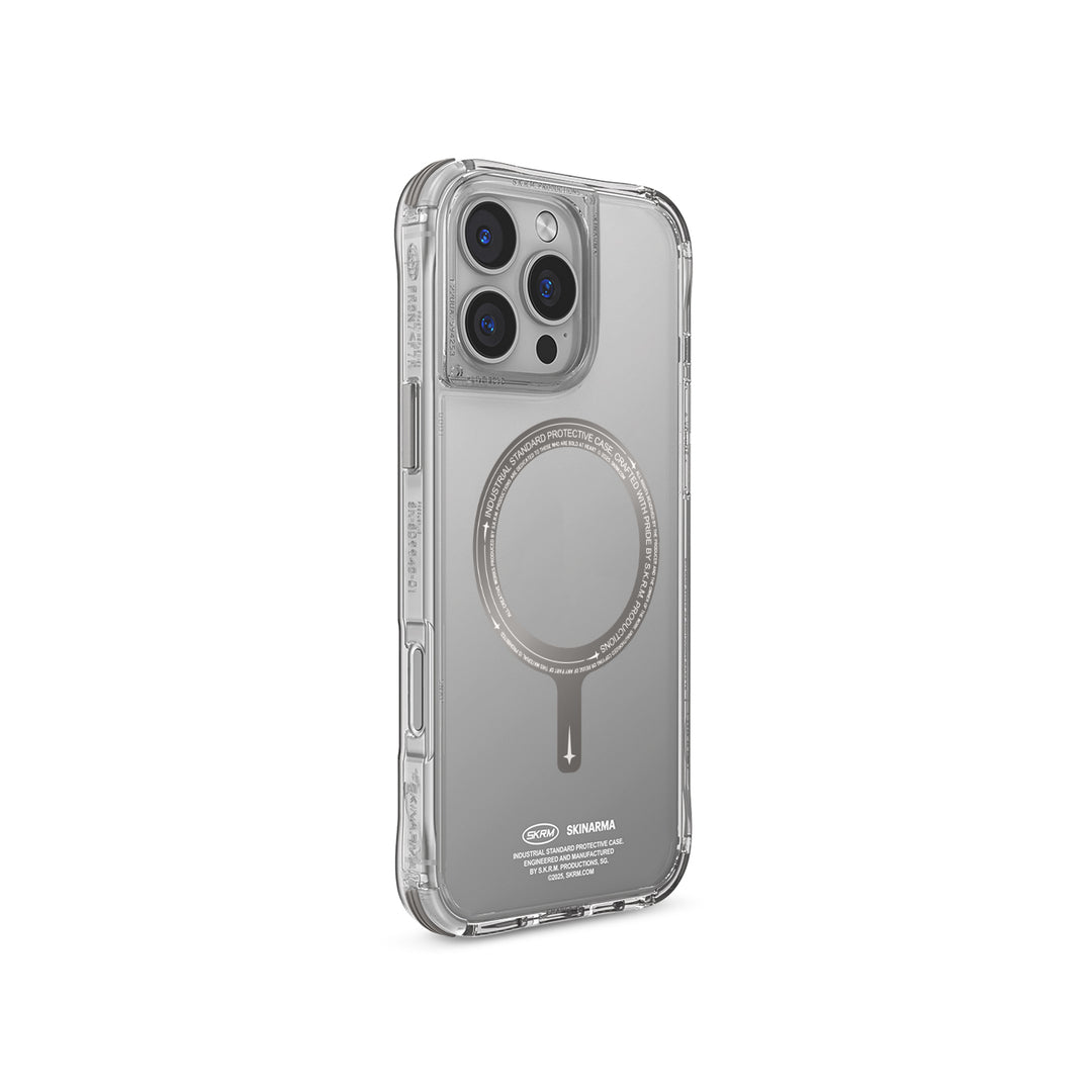 SkinArma iPhone 16 Pro Saido Prime Edition Magsafe Case | Titanium